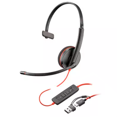 HEADSET PLANTRONICS BLACKWIRE C3210 USB-C