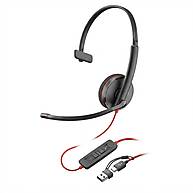 Headset-Plantronics-Blackwire-C3210-USB-C-Monoauricular-frente