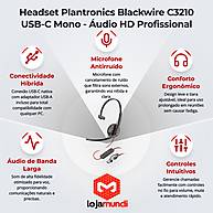infografico-Headset-Plantronics-Blackwire-C3210-USB-C-Monoauricular